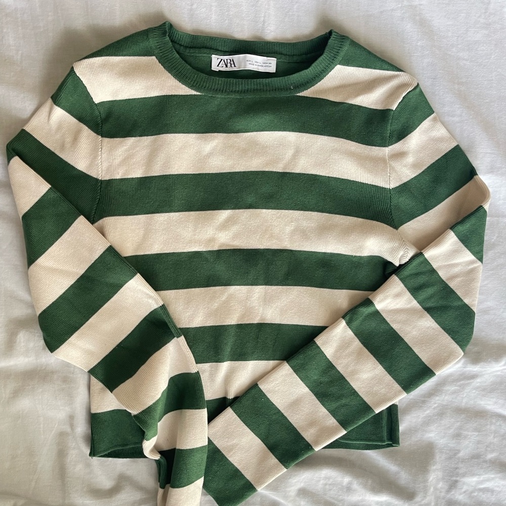 Zara Striped Longsleeve Top